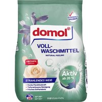 Потужний пральний порошок Domol для білих тканин Природне відчуття, 20 прань, 1.35 кг